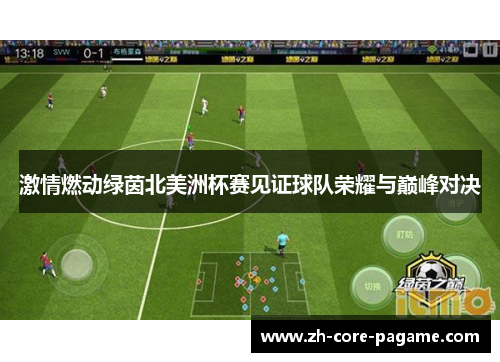 激情燃动绿茵北美洲杯赛见证球队荣耀与巅峰对决